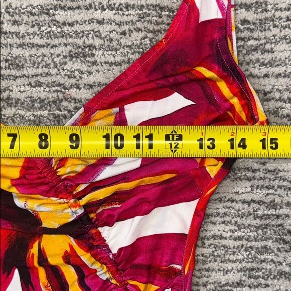 New LOUISA BALLOU -Summer Solstice Printed Mini Dress XS Color Knights Tour - Picture 8 of 15